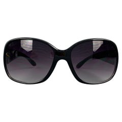 OSCAR DE LA RENTA Grey Textured Acetate Sunglasses