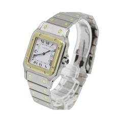 Cartier Santos Galbee 18kt Yellow Gold and Stainless Steel Two-Tone Watch