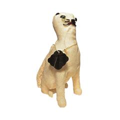1950s Walborg Beaded Figural Cat Purse 6