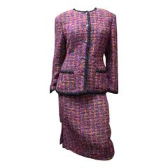 1980s Chanel Two Piece Knit Suit 7