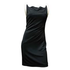 1980s Giani Versace Couture Black Cocktail Dress 2