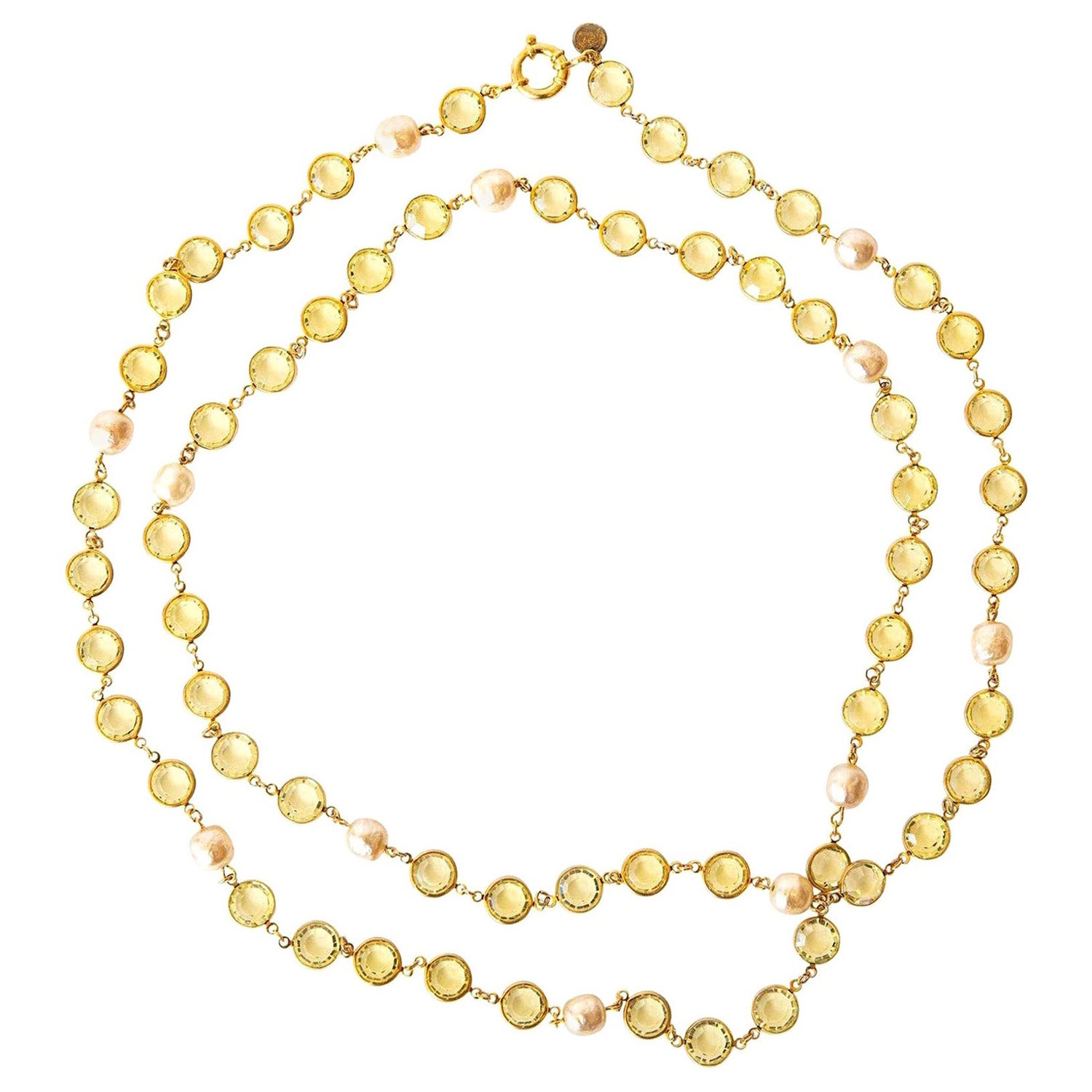 chanel jewelry pearl necklace vintage