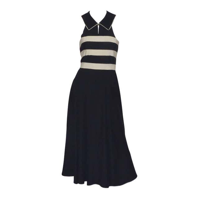 Chanel Boutique Nautical Sailor Dress at 1stDibs