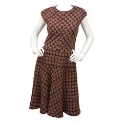 Oscar de la Renta Tweed Shift Dress