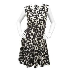 Giambattista Valli Black & White Silk Dress