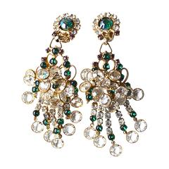Kenneth Jay Lane Glam Large Earrings