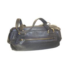 Prada Tessuto Nylon and Leather Vintage Shoulder Bag