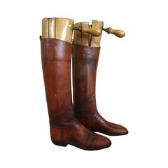 Used English Riding Boots 1900 J. Coquillot