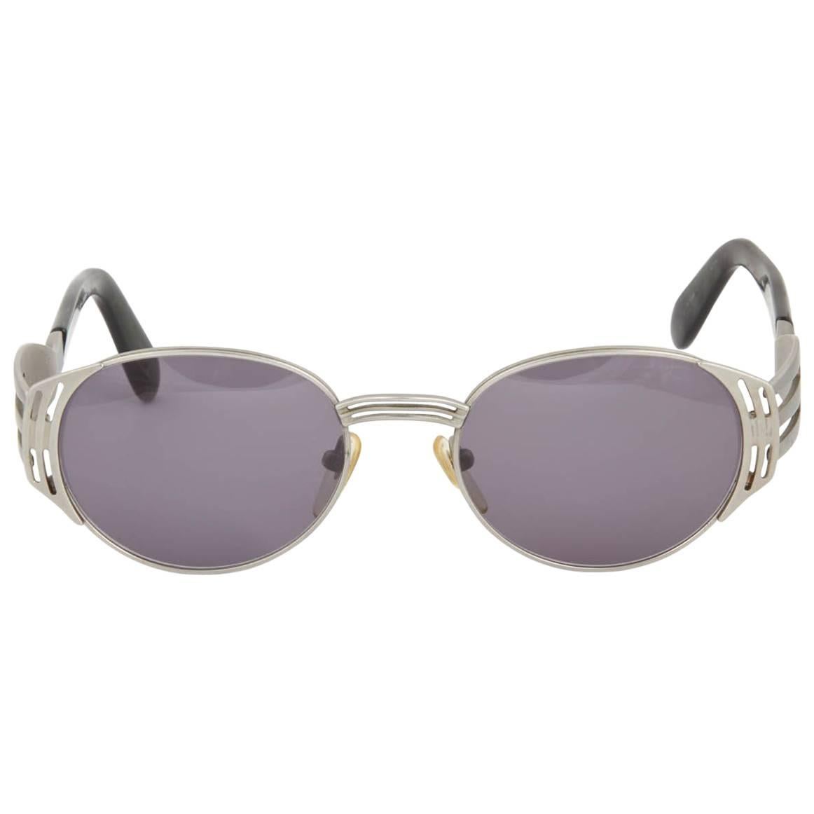 Jean Paul Gaultier 56-3281 Fork Vintage Sunglasses For Sale