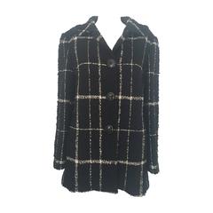1980s Moschino Cheap & Chic Black & White coat 7