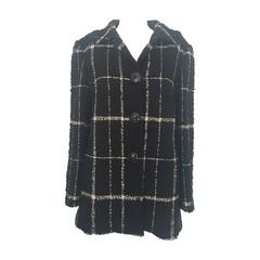 Vintage 1980s Moschino Cheap & Chic Black & White coat