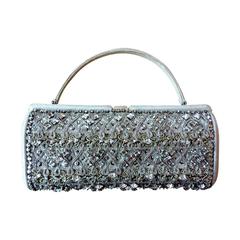 Vintage Nettie Rosenstein Jeweled 1950's Evening Bag