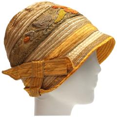 Antique 1920s Cloche Hat