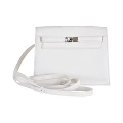 Hermes Kelly Danse White Super Rare Wear it 7 WAYS JaneFinds