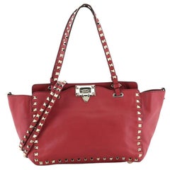 Valentino Rockstud Tote Soft Leather Small