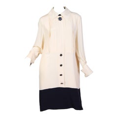 Vintage Karl Lagerfeld Silk Shirt Dress