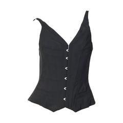 Retro Jean Paul Gaultier Boned Corset Vest