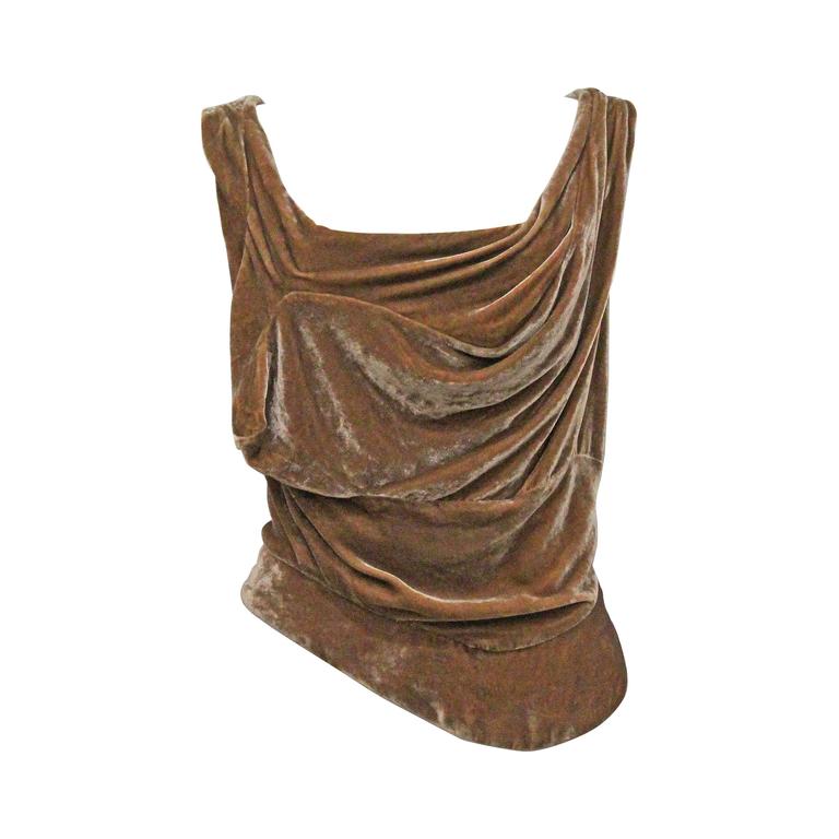 Vivienne Westwood draped velvet corset, c. 1990s For Sale at 1stDibs ...