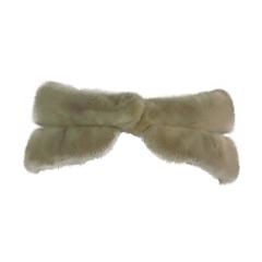  Double mink stole in champagne from the 1950s