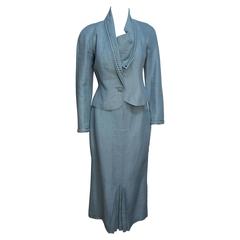 Vintage John Galliano Lovely Draped Womens Suit