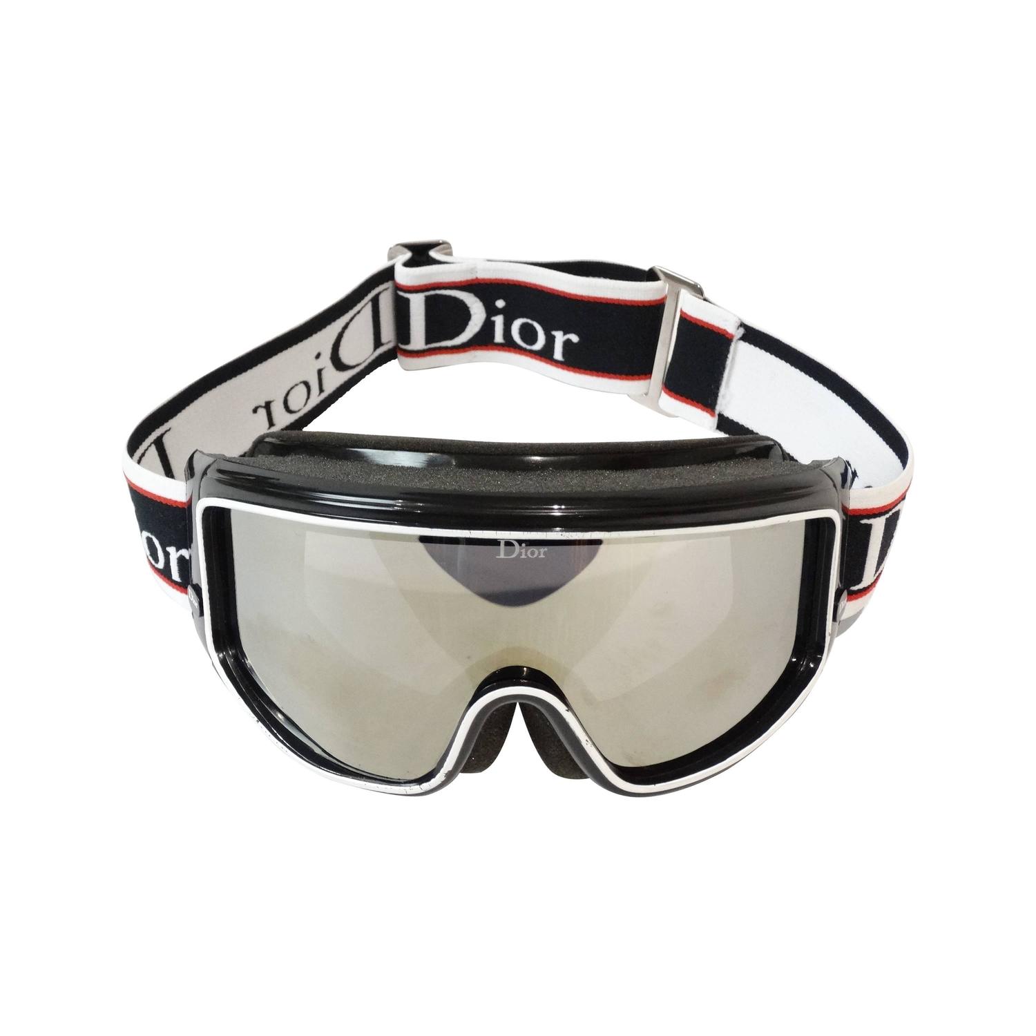 1980s Christian Dior Mirrored Ski Goggles at 1stdibs
