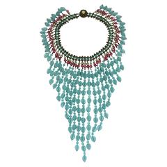 Miriam Haskell Early Moghul Bib Necklace