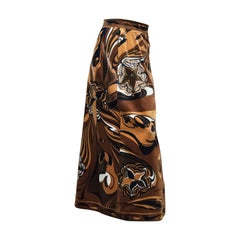 Retro Pucci Velvet Evening Skirt