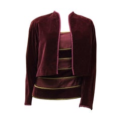Gianni Versace Velvet Two Piece