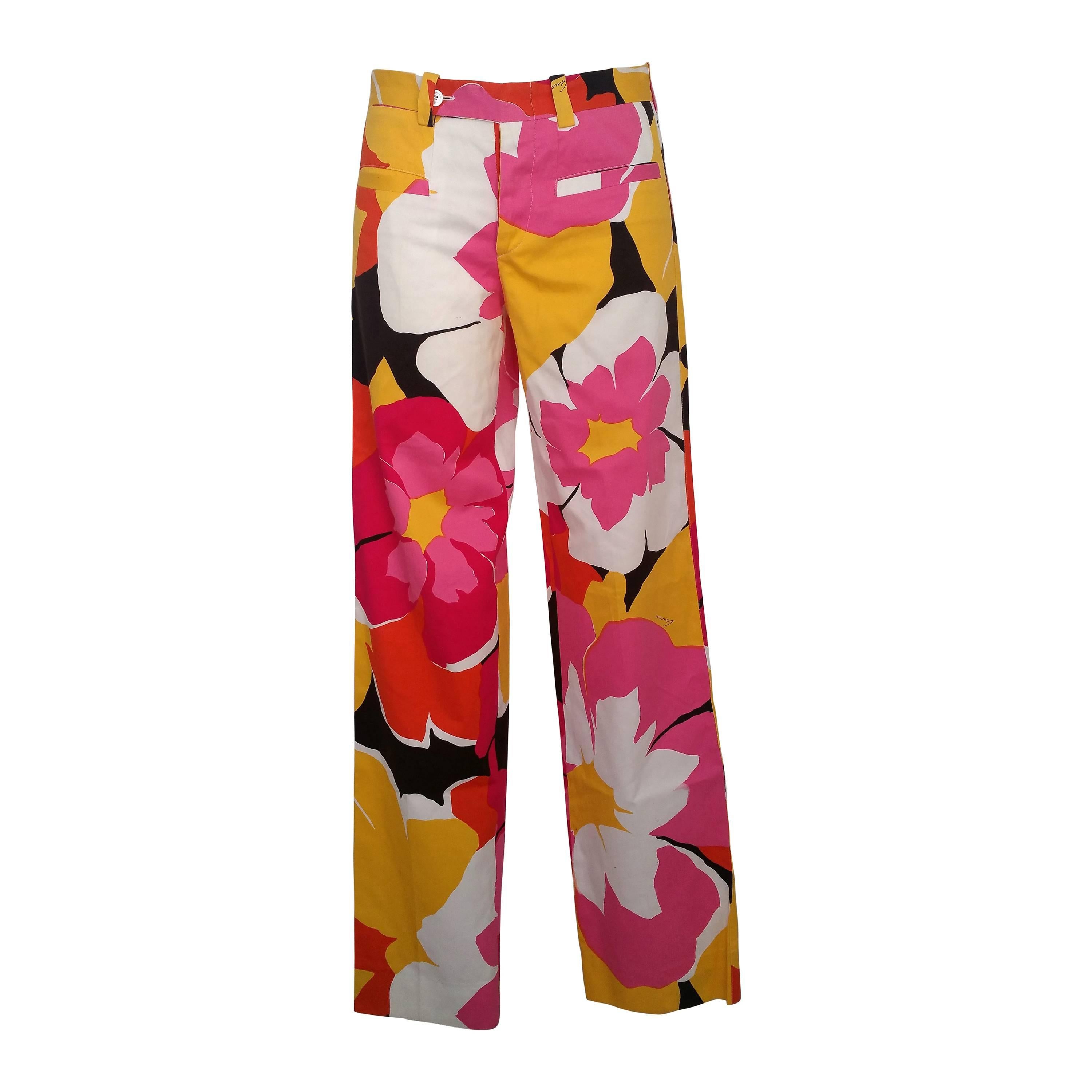 1990s Gucci by Tom Ford Limited Edition multicolour trousers