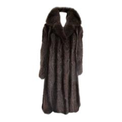 Vintage raccoon fur coat