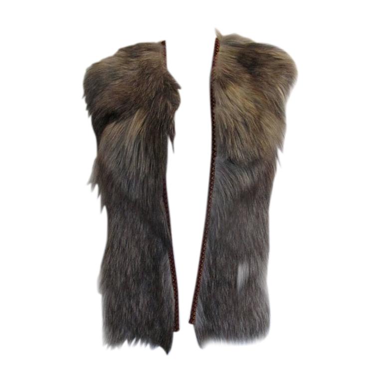 rare sleeveless Yak fur vest at 1stdibs