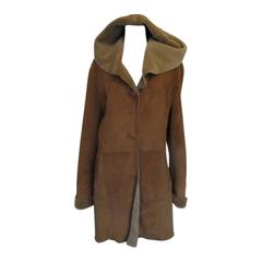 very light-weight soft shearling lamb skin fur coat 