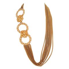 1960s multichain belt / necklace