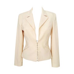 1990s Gianni Versace cream jacket