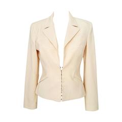 1990s Gianni Versace cream jacket 12