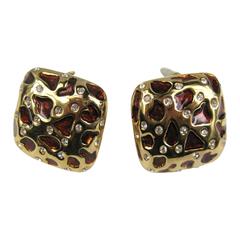 1990s Ciner swarovski Crystal Leopard Earrings Never Worn 12