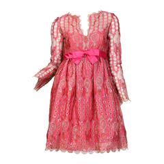 Malcolm Starr 1960s Lamé lace Dress