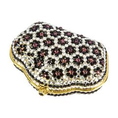 Fabulous Judith Leiber Swarovski Crystal Trinket Pill Box