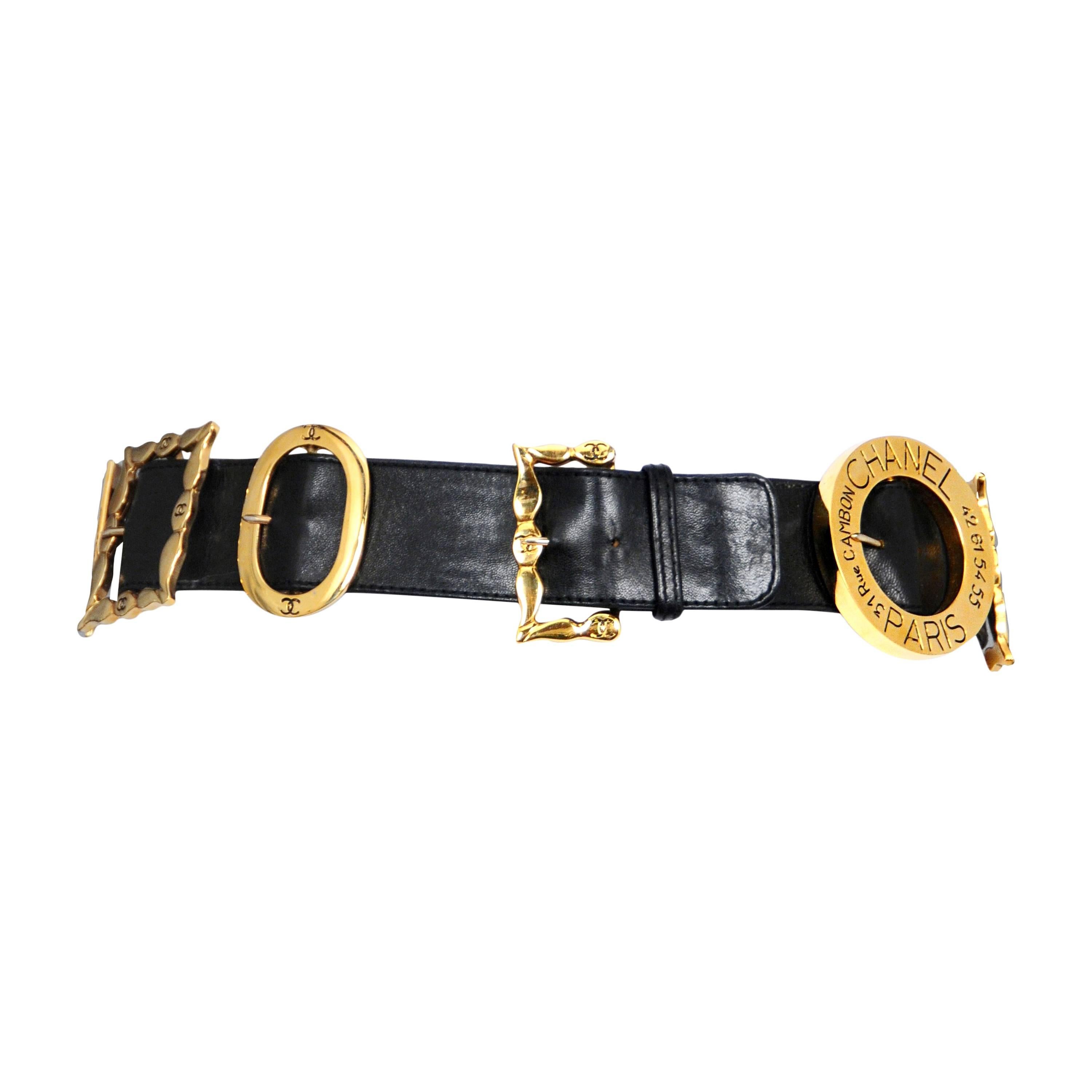 Chanel Multi Buckle Belt 