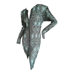 Vintage Issey Miyake Pleated Button Down Dress for Pleats Please