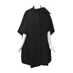 Vintage 1960s Cape-Style Coat