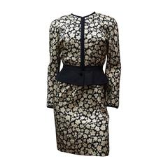 1980s Valentino Floral Dress and Jacket 10
