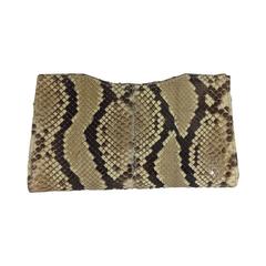 Lai natural python clutch handbag      Perfect