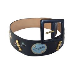 Delightful Fashion Themed Hand Painted Belt. 1950's.