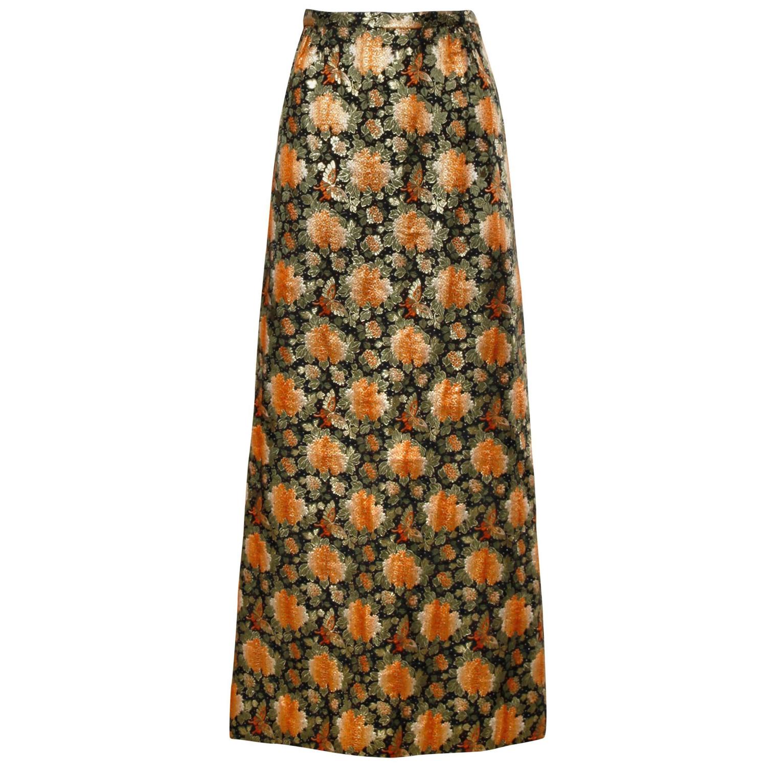 brocade maxi skirt brocade maxi skirt