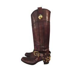Brown Dolce & Gabbana boots Fall 2006