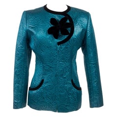 A Pierre Cardin Silk Jacket From Jacqueline de Ribes Wardrobe Circa 1985