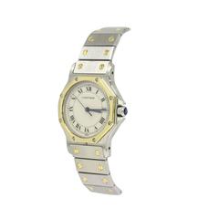 Cartier Santos 18kt Yellow Gold and Stainless Steel Two-Tone Watch
