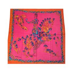 Hermes Shawl - Pink and Orange