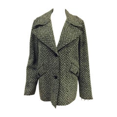 Chanel Fall 2008 Black and White Wool Tweed Jacket